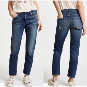 Agolde Isabel Slim Boyfriend Ankle Jeans in Sanctuary Size 26